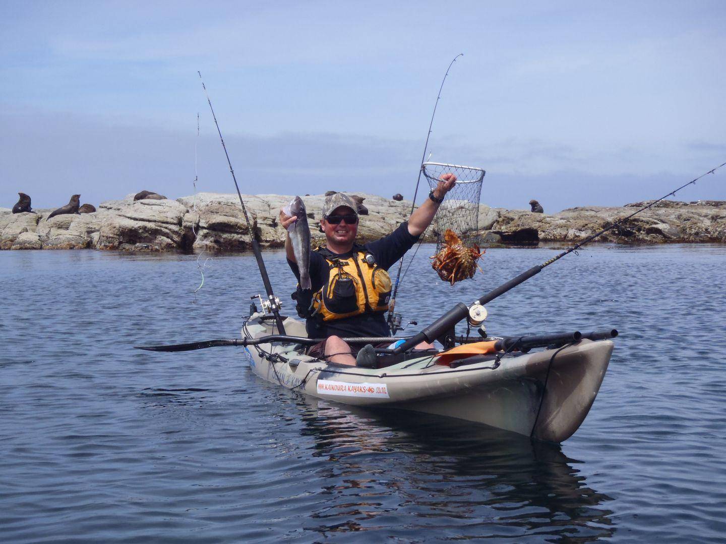 Kaikoura Kayaks Fishing