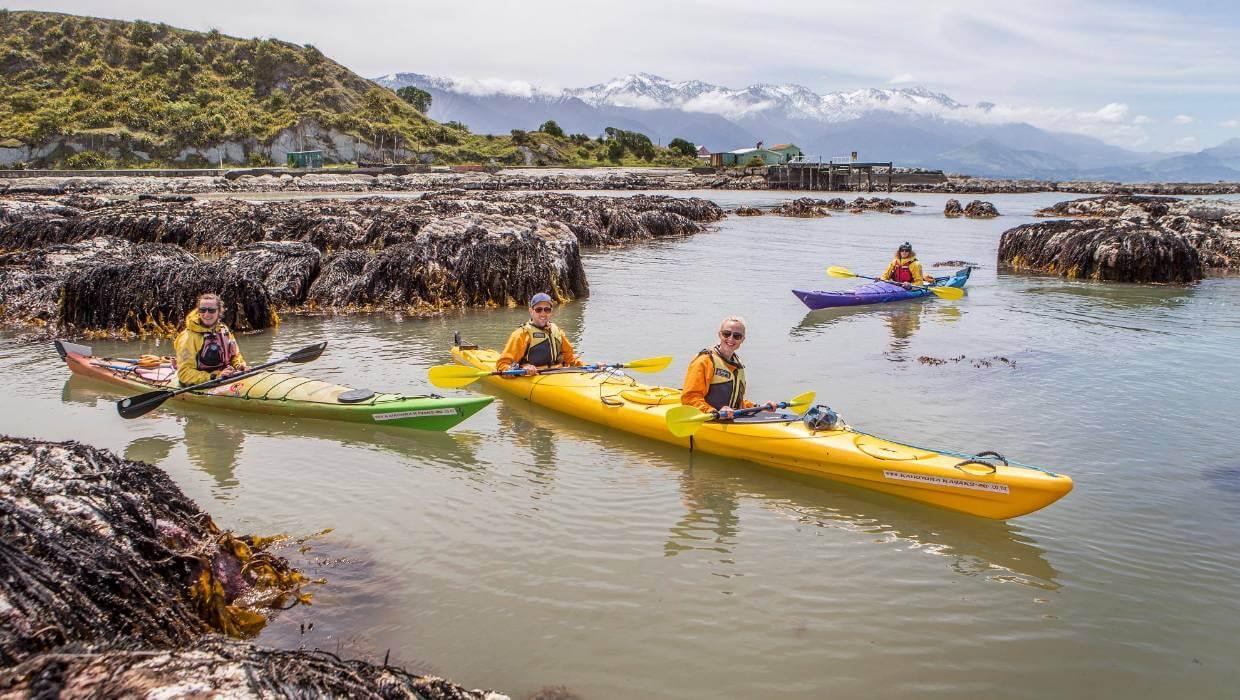 Kayaking in Kaikoura earthquake remains