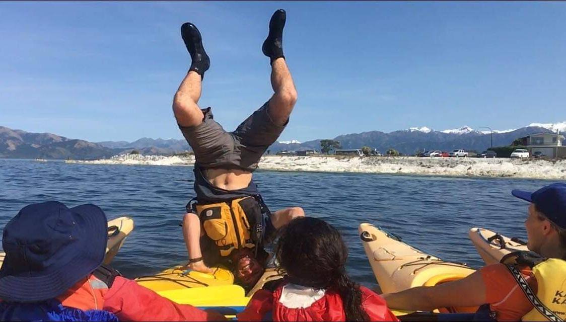 School Group Kayaking Kaikoura