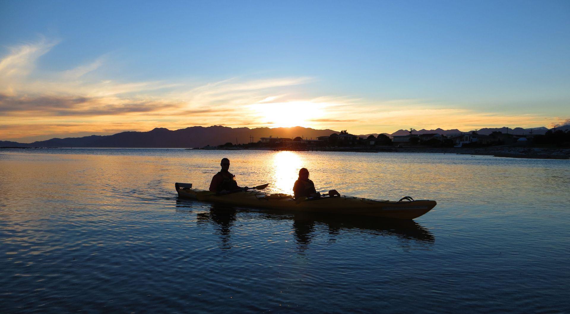Sunset Kayaking Kaikoura